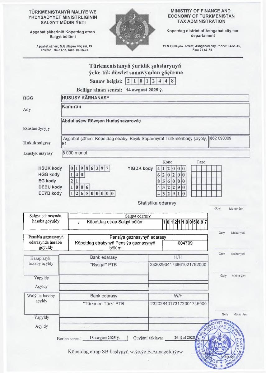ЕГРПО / выписка из госреестра